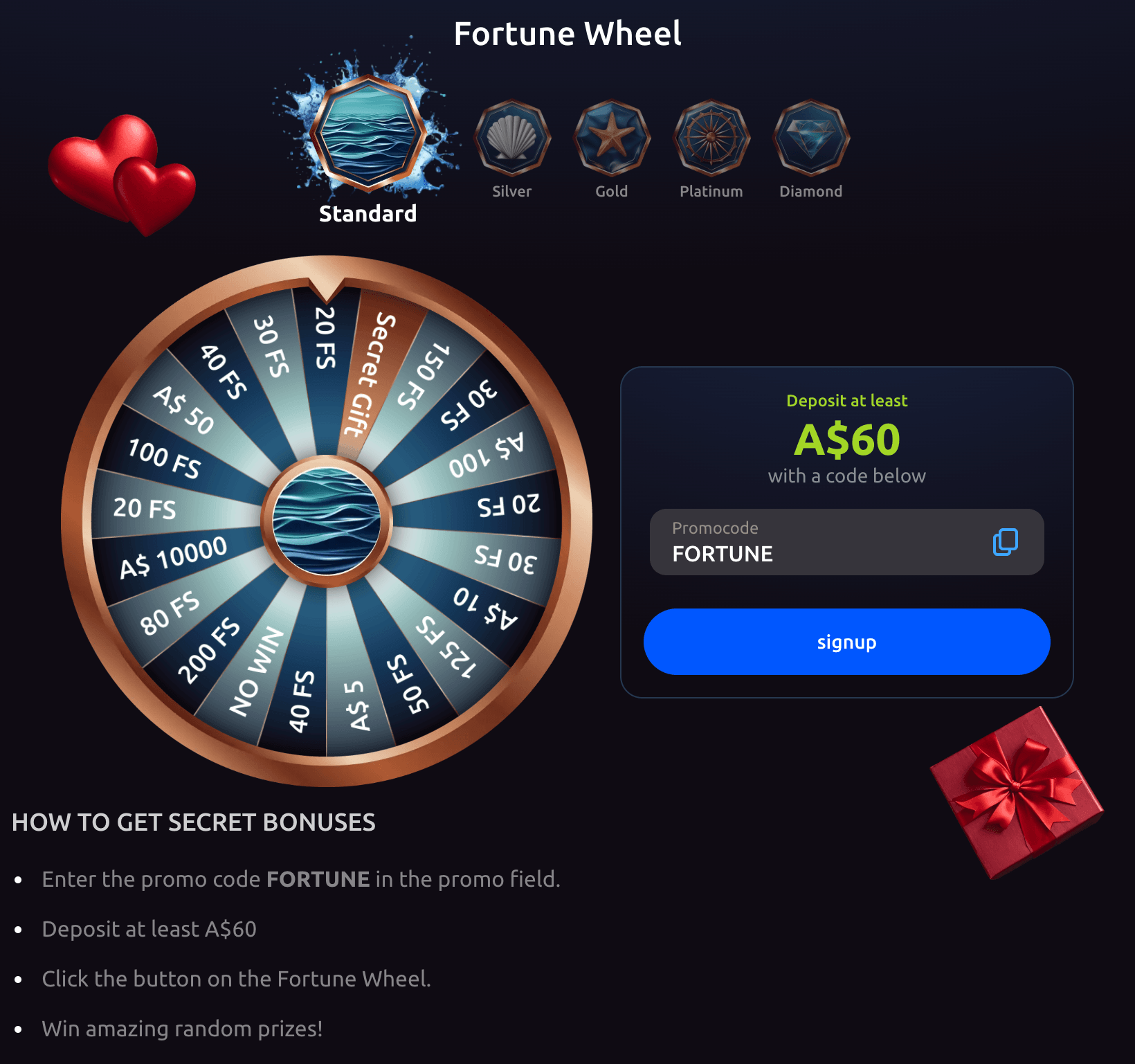 Crusino Casino Bonuses